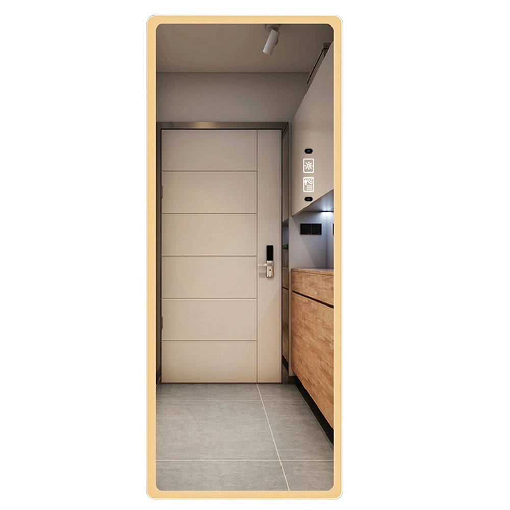 Полноразмерный настенный светильник Smart Rectangle Defogger Dressing Hair LED Salon Mirrors