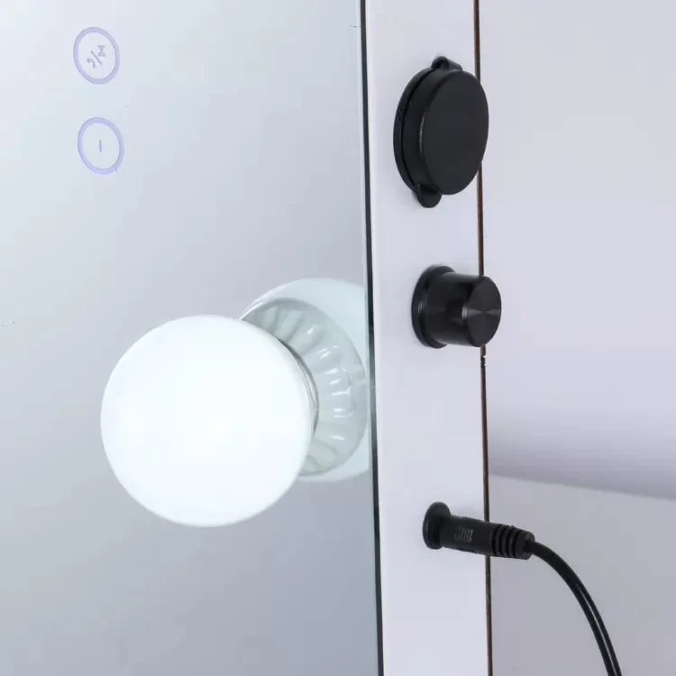 Bluetooth Speaker Салон Голливуд Полная длина тела Светодиодные фонари Зеркало тщеславия