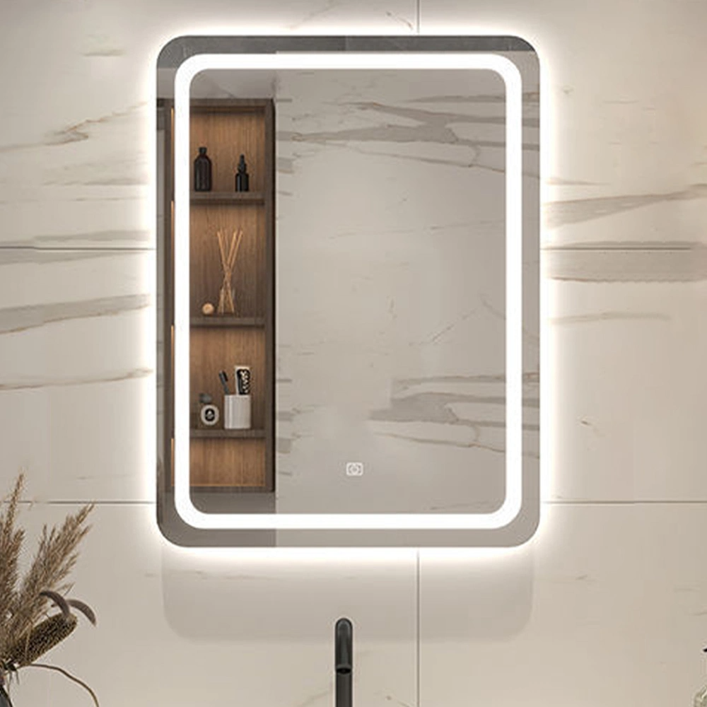 Европейский стандарт Фабрика Оптовая Smart Modern Makeup Glass Home Decor Ванная комната Настенное зеркало