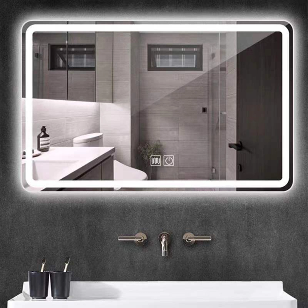 Европейский стандарт Фабрика Оптовая Smart Modern Makeup Glass Home Decor Ванная комната Настенное зеркало
