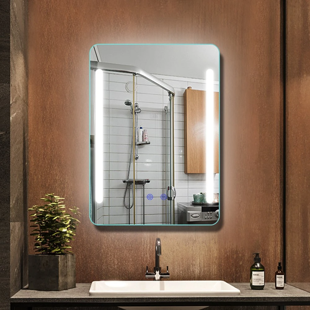 Factory Hotel Большой прямоугольный сенсорный экран с подсветкой Smart LED Light Освещенное зеркало для ванной комнаты