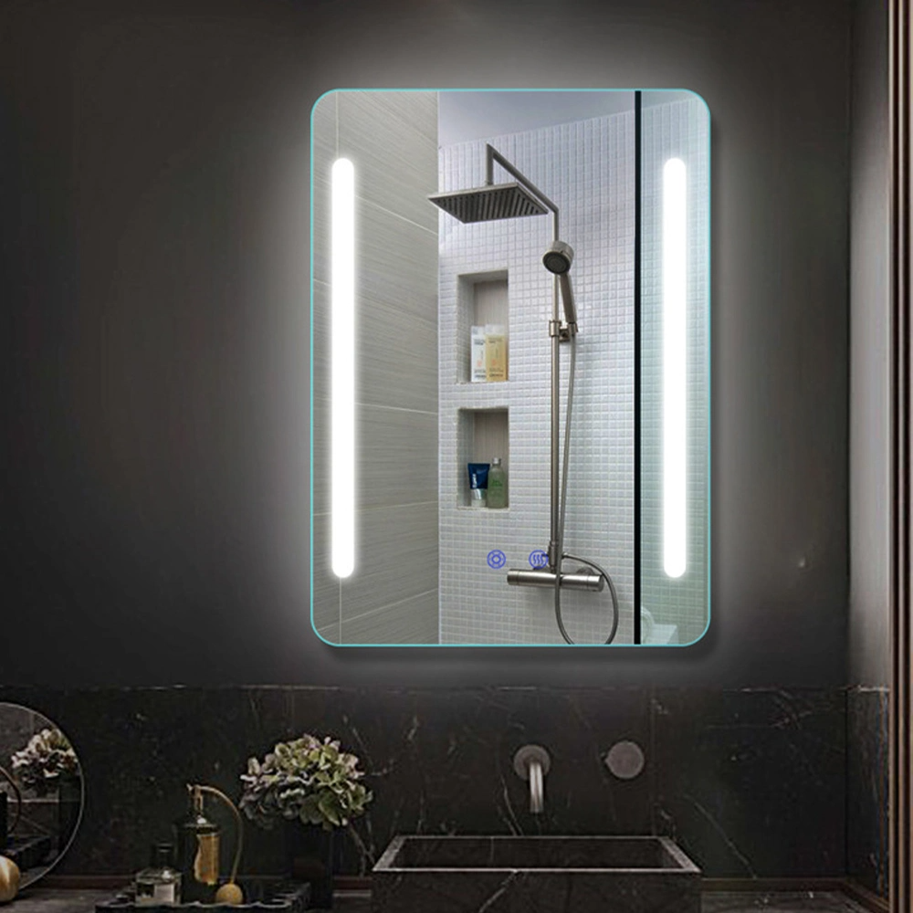 Factory Hotel Большой прямоугольный сенсорный экран с подсветкой Smart LED Light Освещенное зеркало для ванной комнаты