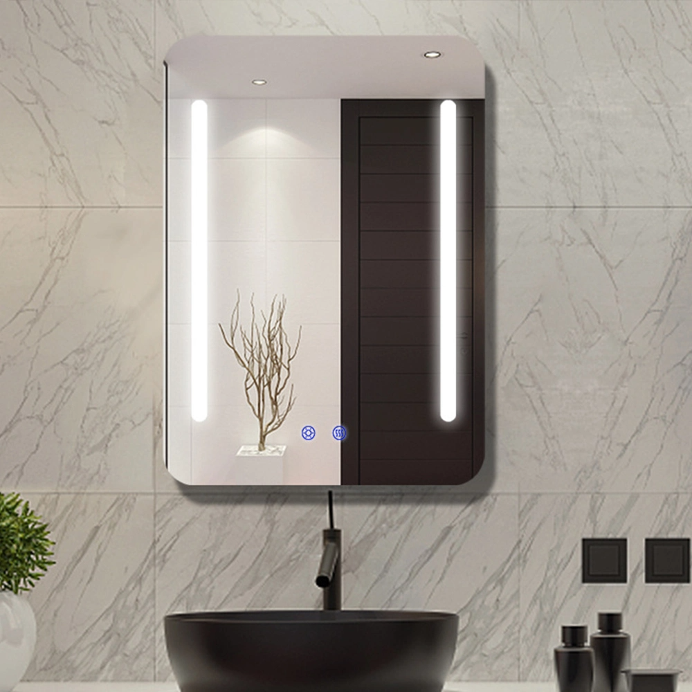 Factory Hotel Большой прямоугольный сенсорный экран с подсветкой Smart LED Light Освещенное зеркало для ванной комнаты