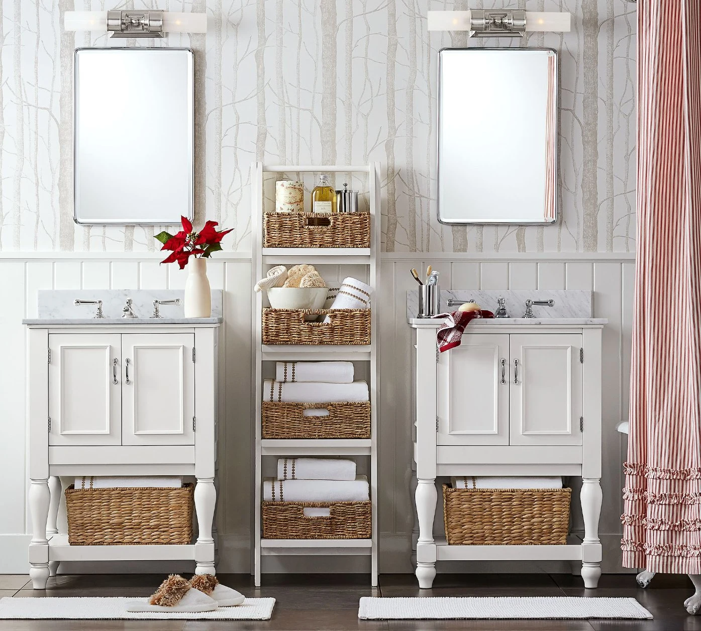Зеркала для ванной Smart Antifog Vanity Настенное зеркало с зеркалом для бритья Ванная комната
