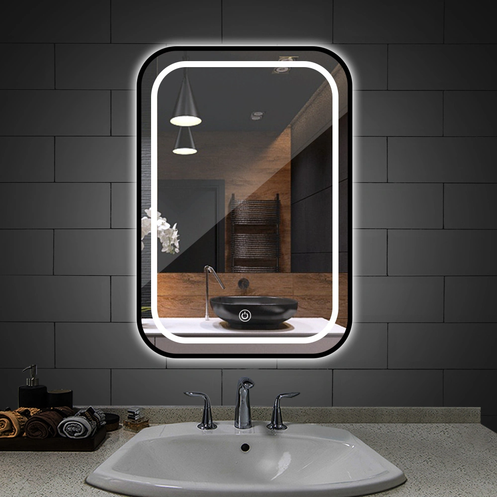 Зеркало для ванной со светодиодной подсветкой Demist Touch Mirror Ванная комната Светодиодное зеркало для ванной комнаты